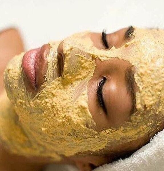 Ginger mask has a lift effect